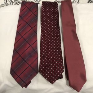 Selling 3 ties: Kenneth Cole, Foreign Exchange not sure what the 3rd tie is